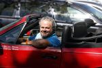 Hilversum 24 augustus 2016
Bas v Werven in zijn porsche cabrio.