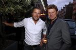 Amsterdam 2 september 2016
Diner voor Albert Verlinde met zijn oud rtl boulevard collega's bij le Garage. Beau v Erven Dorens en Winston Gerschtanowitz