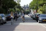 Amsterdam 3 september 2016 
Beertje v Beers met man en dochter op de fiets