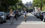 Amsterdam 3 september 2016 
Beertje v Beers met man en dochter op de fiets