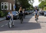 Amsterdam 3 september 2016 
Beertje v Beers met man en dochter op de fiets