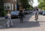 Amsterdam 3 september 2016 
Beertje v Beers met man en dochter op de fiets