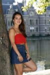 Den Haag 25 augustus 2015
Bibi Breijman bij de hofvijver in Den Haag. Bibi vlogt tegenwoordig.