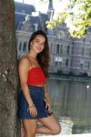 Den Haag 25 augustus 2015
Bibi Breijman bij de hofvijver in Den Haag. Bibi vlogt tegenwoordig.