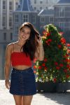 Den Haag 25 augustus 2015
Bibi Breijman bij de hofvijver in Den Haag. Bibi vlogt tegenwoordig.