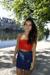 Den Haag 25 augustus 2015
Bibi Breijman bij de hofvijver in Den Haag. Bibi vlogt tegenwoordig.