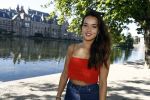 Den Haag 25 augustus 2015
Bibi Breijman bij de hofvijver in Den Haag. Bibi vlogt tegenwoordig.