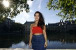 Den Haag 25 augustus 2015
Bibi Breijman bij de hofvijver in Den Haag. Bibi vlogt tegenwoordig.