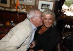 Blaricum 6 september 2016
Surprise party voor Willibrord Frequin zijn 75e verjaardag bij  Moeke Spijstra.
Zijn vriendin kinderen en kleinkinderen zijn natuurlijk aanwezig. Els Ouborg en Guido Maas