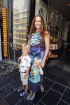 Amsterdam 31 augustus 2016
Presentatie Freek Vonk in Tuschinski.
Evelien Bosch met kinderen Tijs, Kasper