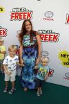 Amsterdam 31 augustus 2016
Presentatie Freek Vonk in Tuschinski.
Evelien Bosch met kinderen Tijs, Kasper