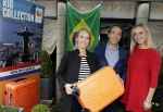 Amsterdam 28 juni 2016 
Presentatie Princess koffers voor het Nederlandse team voor de olympische spelen van Rio de Janeiro. Aad Dorien Tim Florentine en Nikki Ouborg