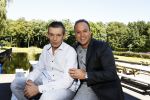 Hilversum 24 augustus 2016 
Frans en Dorus Bauer bij presentatie programma Tros