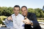 Hilversum 24 augustus 2016 
Frans en Dorus Bauer bij presentatie programma Tros