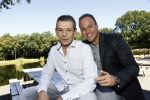 Hilversum 24 augustus 2016 
Frans en Dorus Bauer bij presentatie programma Tros