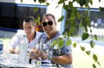 Hilversum 24 augustus 2016 
Frans en Dorus Bauer bij presentatie programma Tros