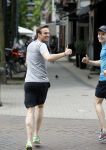Amsterdam 22 juni 2016  
Giedo v d Garde en ... hard aan het lopen.