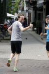 Amsterdam 22 juni 2016  
Giedo v d Garde en ... hard aan het lopen.