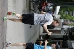 Amsterdam 22 juni 2016  
Giedo v d Garde en ... hard aan het lopen.
