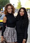 Amsterdam 30 augustus 2016
Presentatie Tag Heuer horloge van Max Verstappen.
Glennis Grace met een vriendin