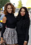 Amsterdam 30 augustus 2016
Presentatie Tag Heuer horloge van Max Verstappen.
Glennis Grace met een vriendin