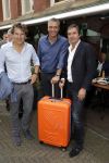 Amsterdam 28 juni 2016 
Presentatie Princess koffers voor het Nederlandse team voor de olympische spelen van Rio de Janeiro. Toine v peperstraten Robert Maaskant en Hein Vergeer