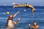 ibiza 19 augustus 2016
Herman den Blijker en zijn vrouw Jacqueline met zoon Matz op vakantie op ibiza.
