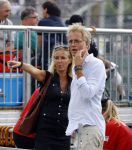 Spa Francorchamps 27 augustus 2016
Jeroen Pauw met (een) vriendin bij de GP Formule 1 F1 op het circuit van Spa