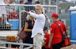 Spa Francorchamps 27 augustus 2016
Jeroen Pauw met (een) vriendin bij de GP Formule 1 F1 op het circuit van Spa