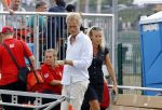 Spa Francorchamps 27 augustus 2016
Jeroen Pauw met (een) vriendin bij de GP Formule 1 F1 op het circuit van Spa