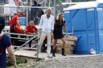 Spa Francorchamps 27 augustus 2016
Jeroen Pauw met (een) vriendin bij de GP Formule 1 F1 op het circuit van Spa