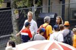 Spa Francorchamps 27 augustus 2016
Jeroen Pauw met (een) vriendin bij de GP Formule 1 F1 op het circuit van Spa