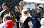 Spa Francorchamps 27 augustus 2016
Jeroen Pauw met (een) vriendin bij de GP Formule 1 F1 op het circuit van Spa