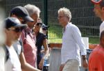 Spa Francorchamps 27 augustus 2016
Jeroen Pauw met (een) vriendin bij de GP Formule 1 F1 op het circuit van Spa