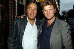 Amsterdam 2 september 2016
Diner voor Albert Verlinde met zijn oud rtl boulevard collega's bij le Garage. John v d Heuvel en Beau v Erven Dorens