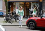 Amsterdam 22 juni 2016
Lieke v Lexmond heeft zich laten verwennen in de spa op de cornelis schuytstraat. Lieke trouwt komend weekend in italie.