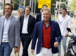 Amsterdam 30 augustus 2016
Presentatie Tag Heuer horloge van Max Verstappen. Marcel Boekhoorn met Guido v d Garde