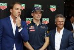 Amsterdam 30 augustus 2016
Presentatie Tag Heuer horloge van Max Verstappen. Robert Doornbos en Jan lammers
