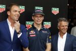 Amsterdam 30 augustus 2016
Presentatie Tag Heuer horloge van Max Verstappen. Robert Doornbos en Jan lammers