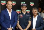 Amsterdam 30 augustus 2016
Presentatie Tag Heuer horloge van Max Verstappen. Robert Doornbos en Jan lammers