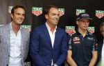 Amsterdam 30 augustus 2016
Presentatie Tag Heuer horloge van Max Verstappen. Robert Doornbos en Guido v d Garde