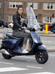 Amsterdam 2 september 2016  
Naomi v As op vespa scooter