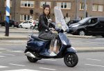 Amsterdam 2 september 2016  
Naomi v As op vespa scooter