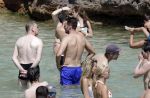 ibiza 27 juni 2016 
Stranddag van Nick en Kirsten Schilder de dag na hun trouwen bij el chirinquito.
Aanwezig oa Jan en Liza Smit Simon en Annemarie Keizer Jaap Kwakman met vriendin Aloys Buys met vriendin Jaap Reesema