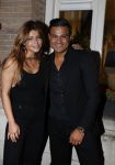 Amsterdam 2 september 2016  
Opening nieuwe pand en start nieuw bedrijf Olcay Gulsen. (Flawser). Olcay met vriend Frans