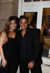 Amsterdam 2 september 2016  
Opening nieuwe pand en start nieuw bedrijf Olcay Gulsen. (Flawser). Olcay met vriend Frans
