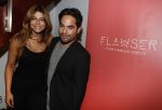 Amsterdam 2 september 2016  
Opening nieuwe pand en start nieuw bedrijf Olcay Gulsen. (Flawser) Olcay met hairstylist Sergio Pattirane