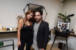 Amsterdam 2 september 2016  
Opening nieuwe pand en start nieuw bedrijf Olcay Gulsen. (Flawser) Olcay met hairstylist Sergio Pattirane