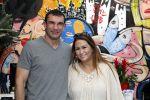 Amsterdam 25 augustus 2016
Peter Aerts met zijn vrouw Esther bij the harbour club cafe tijdens interview met Annette de Vries via Hollywood Productions