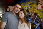 Amsterdam 25 augustus 2016
Peter Aerts met zijn vrouw Esther bij the harbour club cafe tijdens interview met Annette de Vries via Hollywood Productions